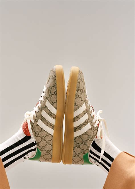 gucci trainers adidas|Gucci Adidas hard sided.